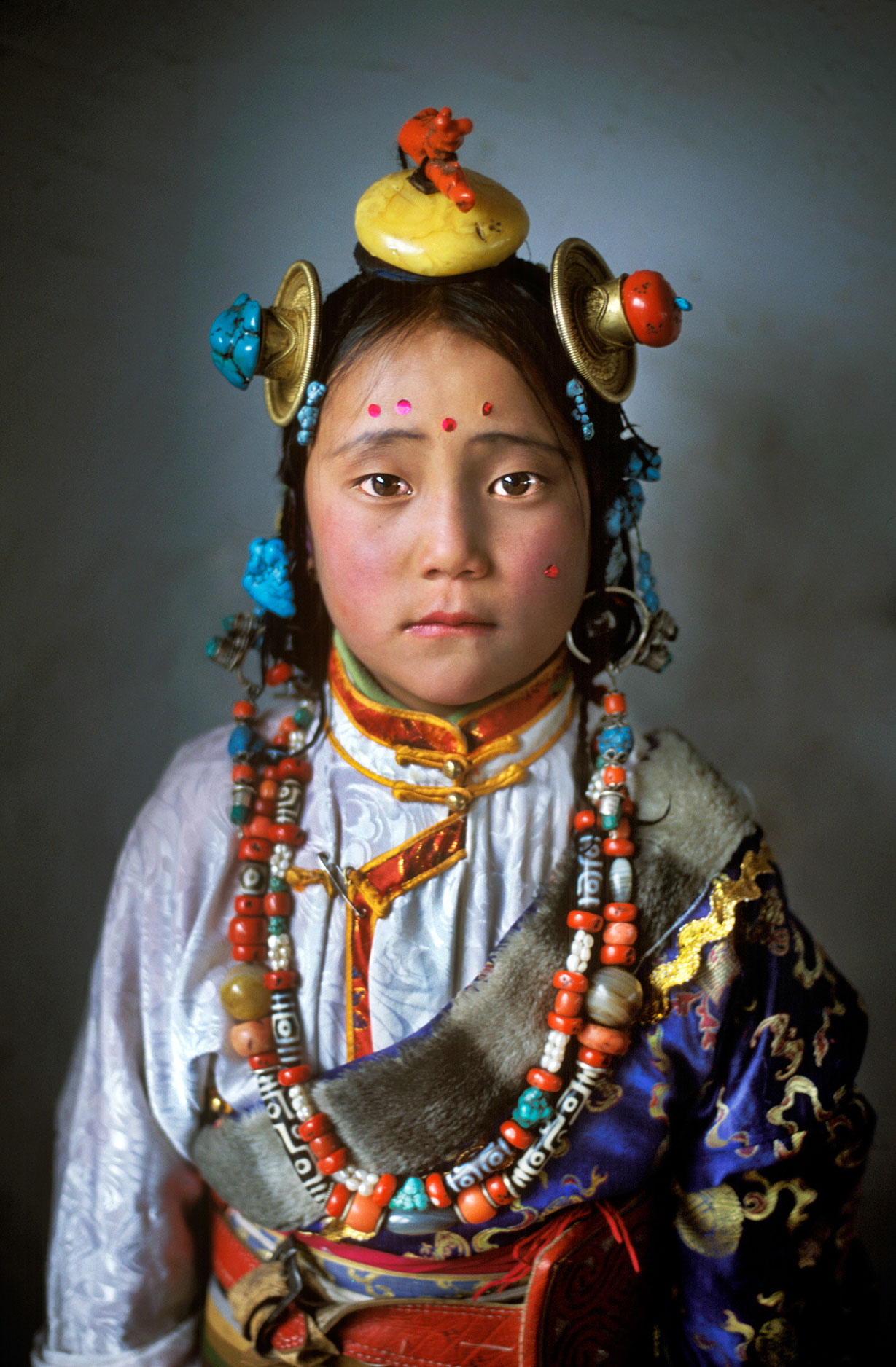 Tibet girl, Manigango, Kham, Tibet