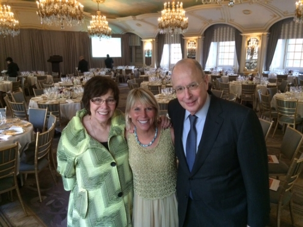 With Liz and Steve Alderman who founded the Peter C. Alderman Foundation in memory of their son who was killed on 9/11.